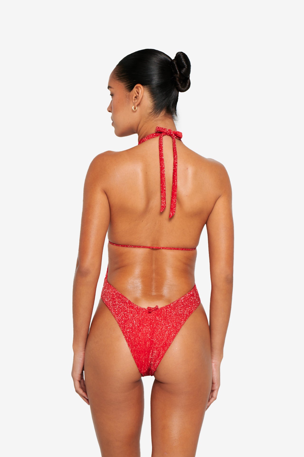 Solara Swimsuit - Blush Glitter