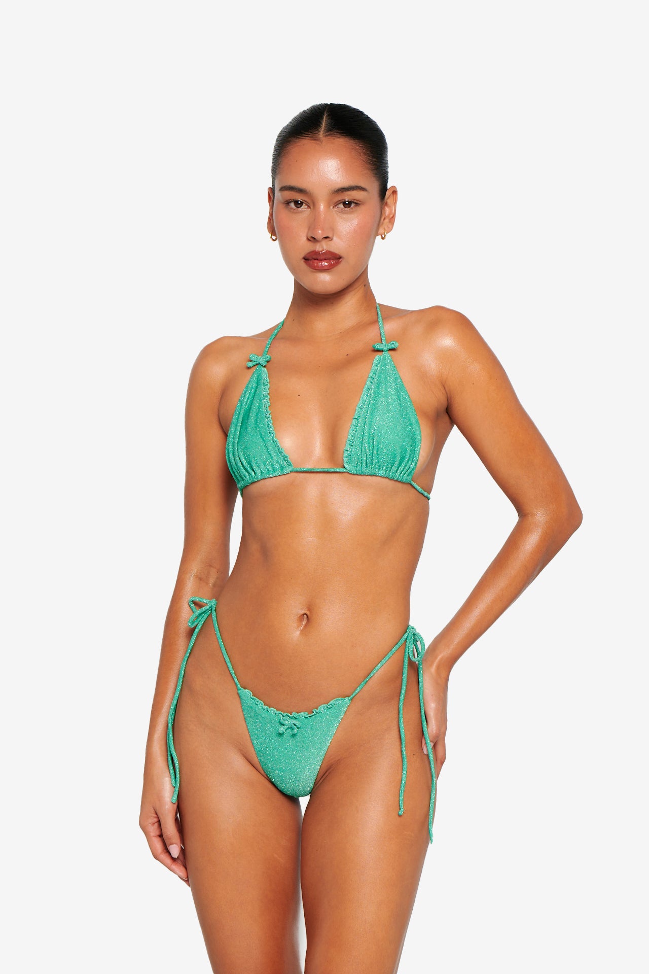 Dune Top - Mint Glitter