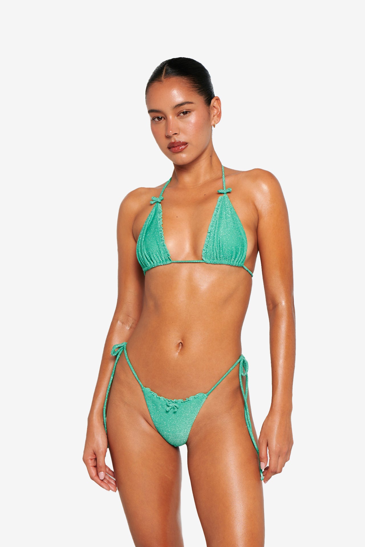 Dune Top - Mint Glitter