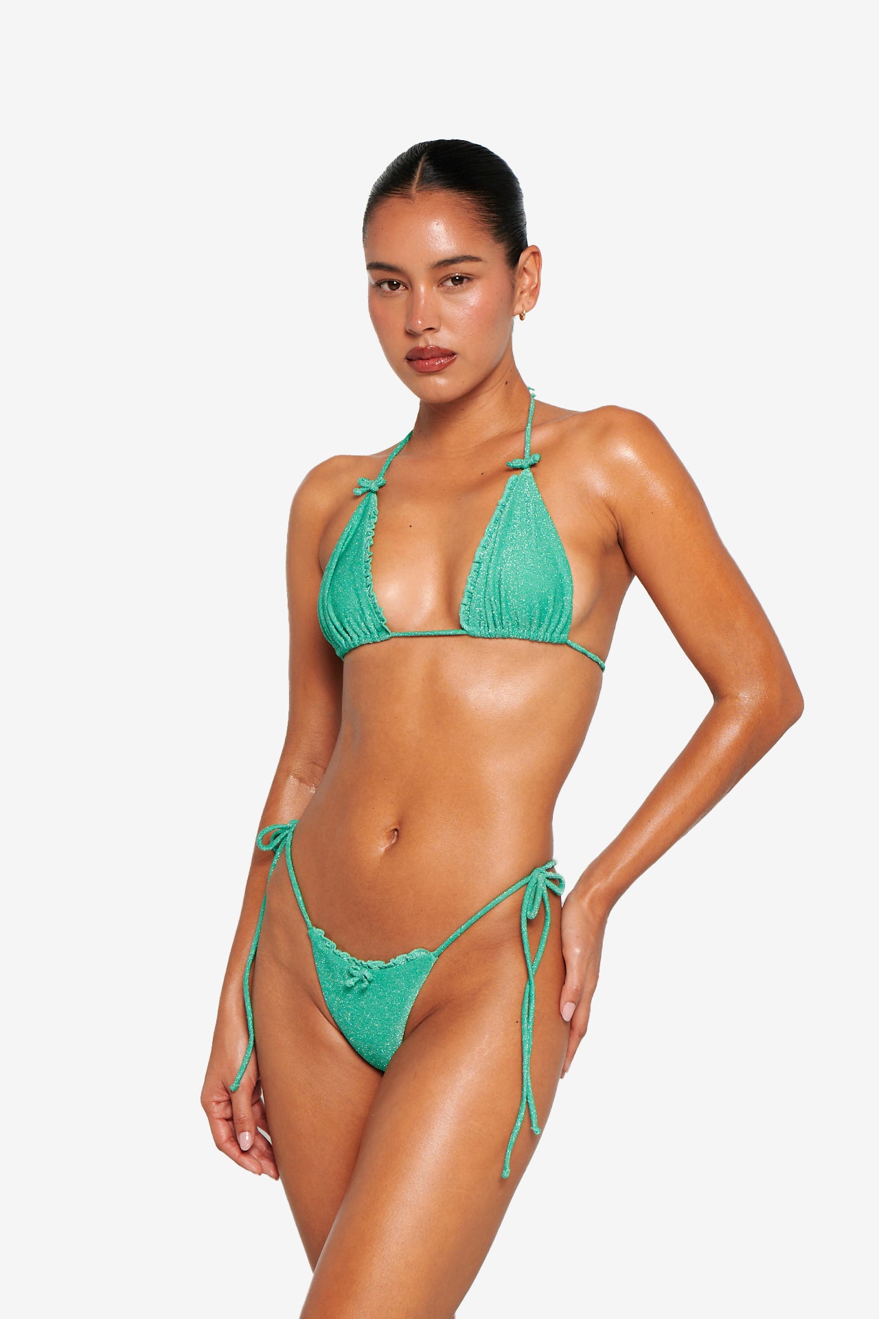 Dune Top - Mint Glitter