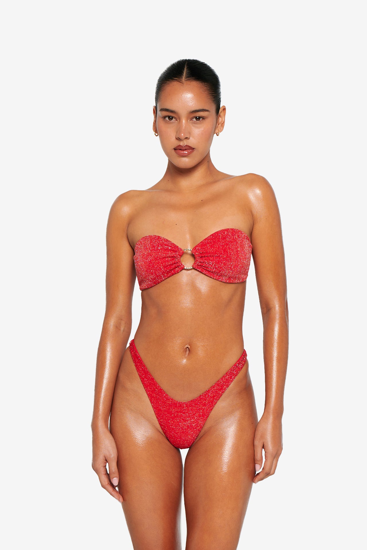 Isla Top - Blush Glitter