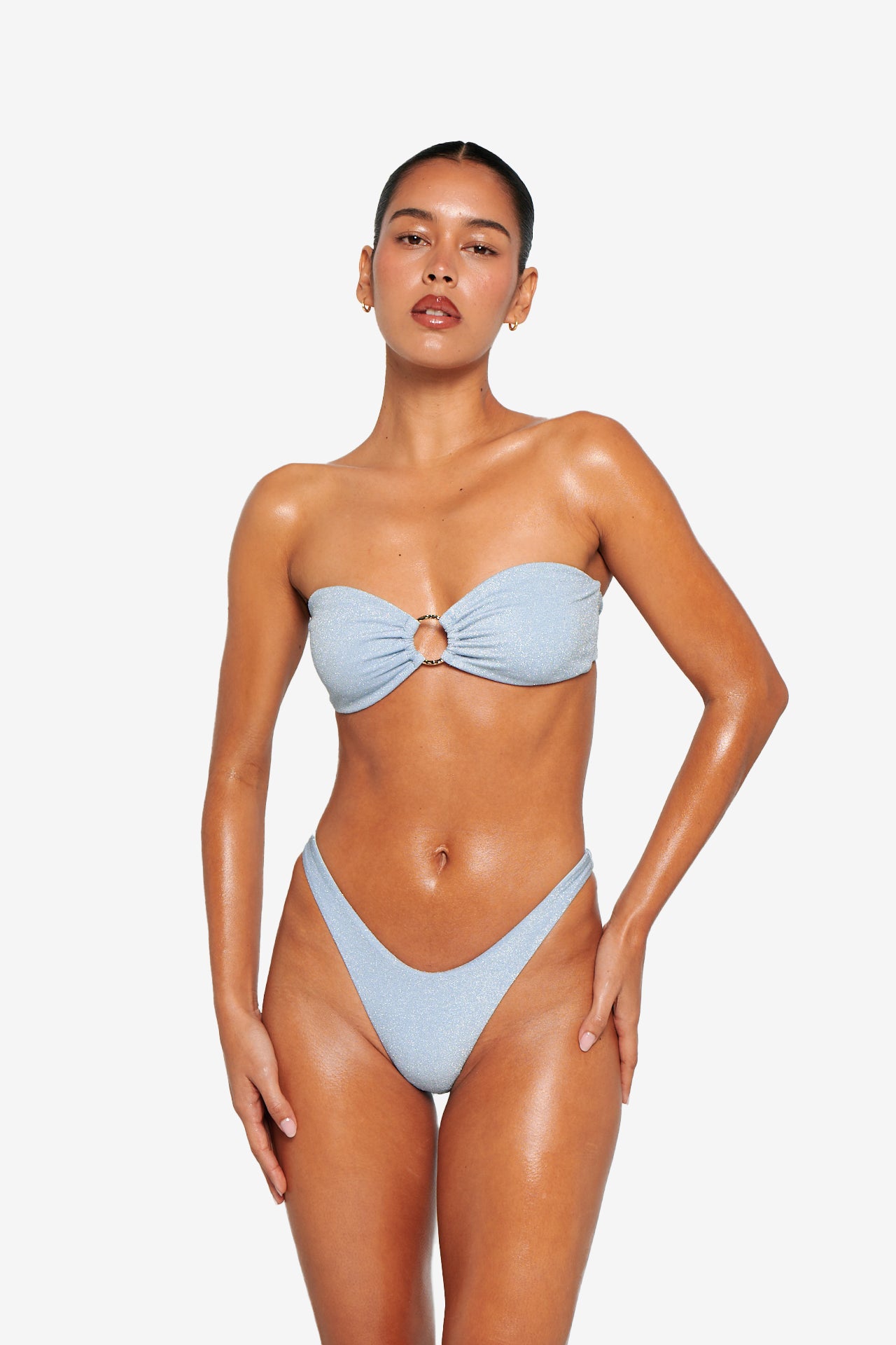 Tula Bottoms - Baby blue Glitter