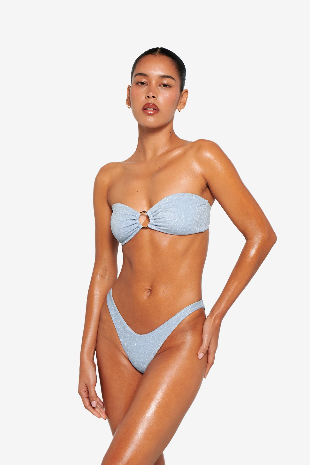 Tula Bottoms - Baby blue Glitter