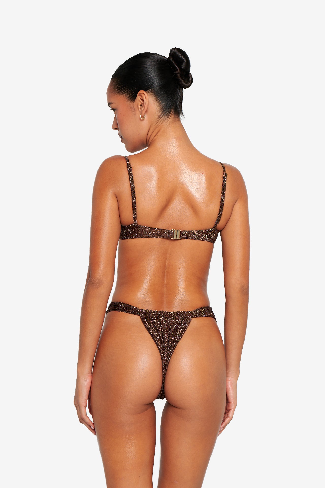 Kalia Bottoms - Brown Glitter