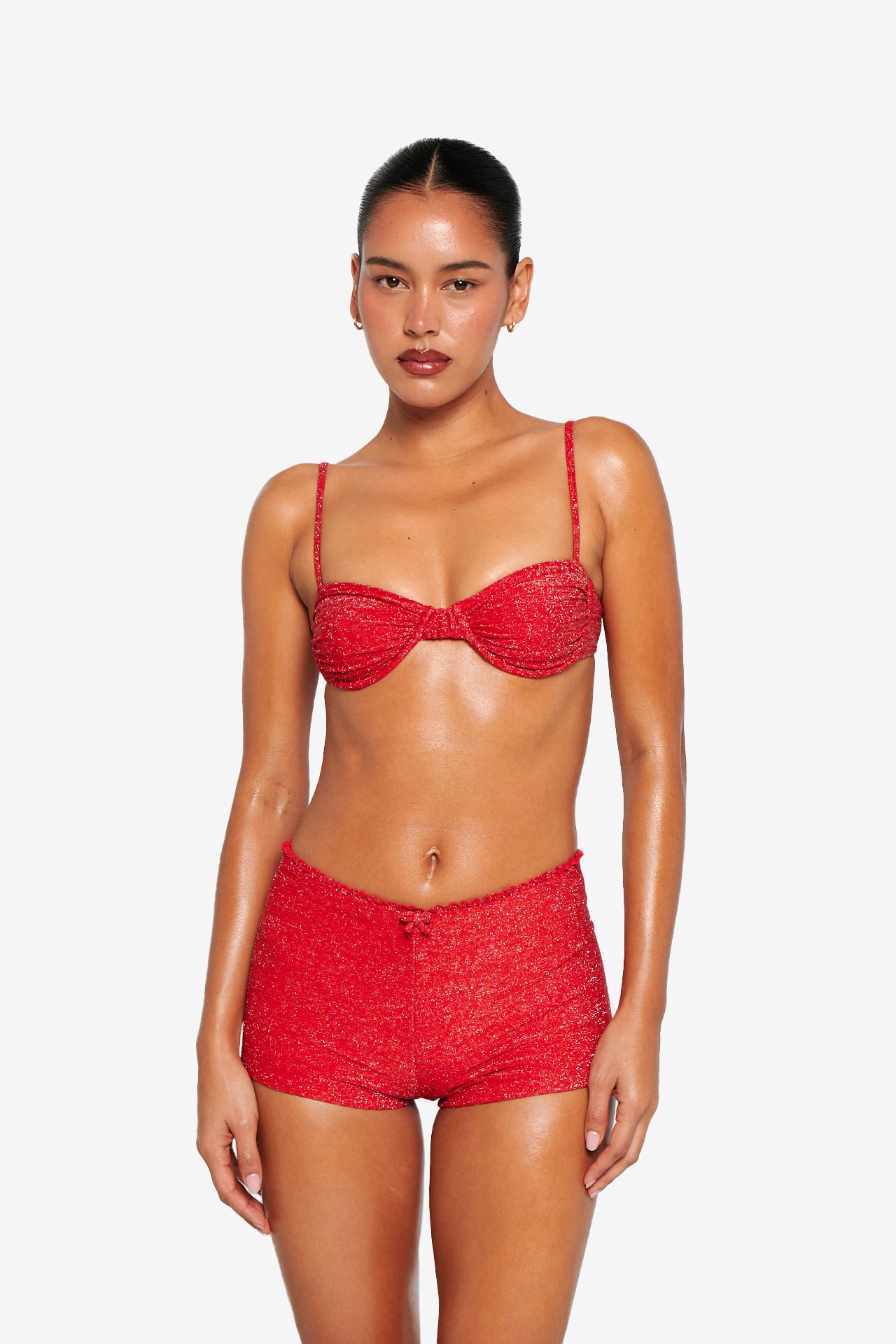 Marina Shorts - Blush Glitter