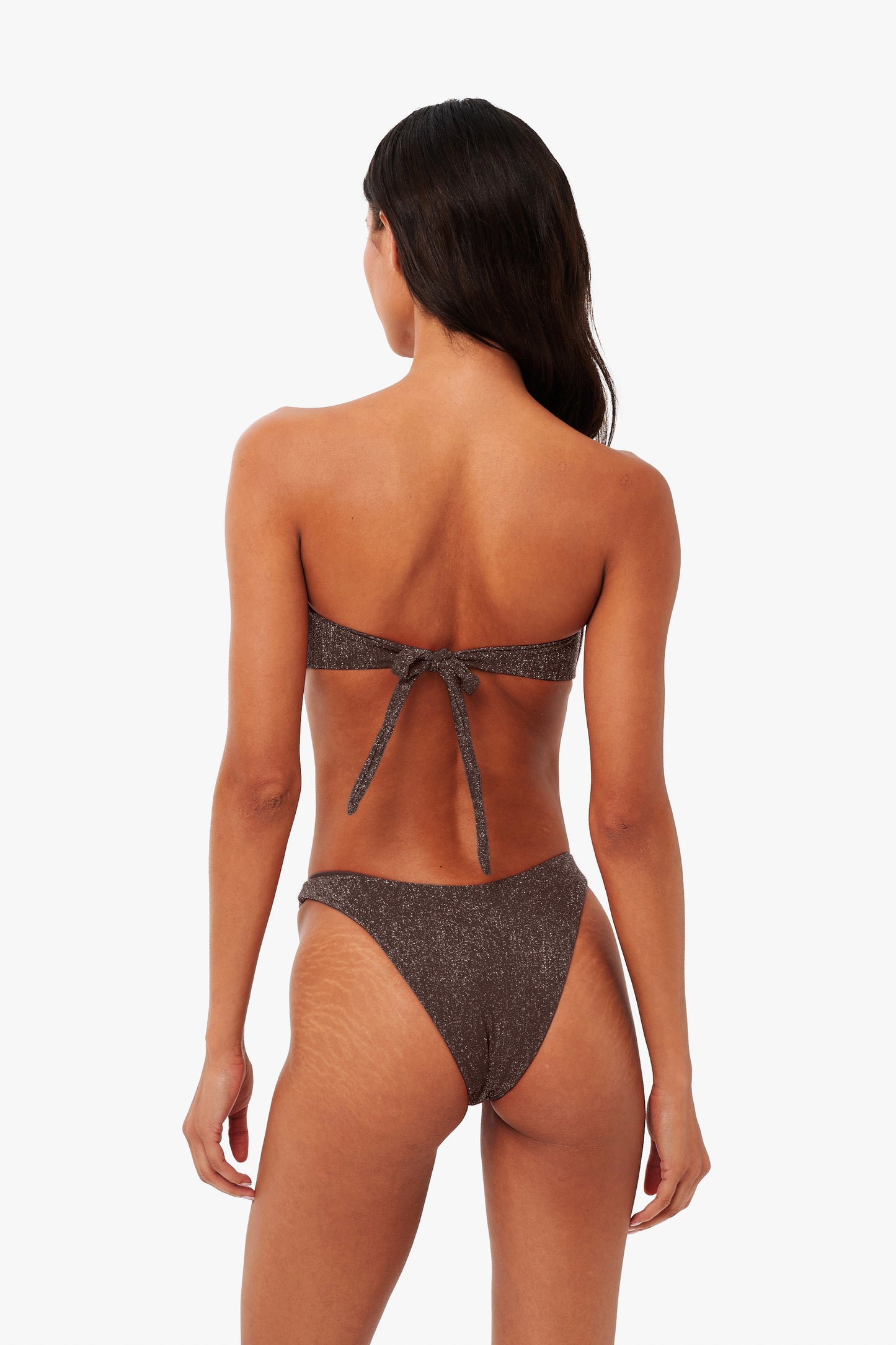 Isla Top - Brown Glitter