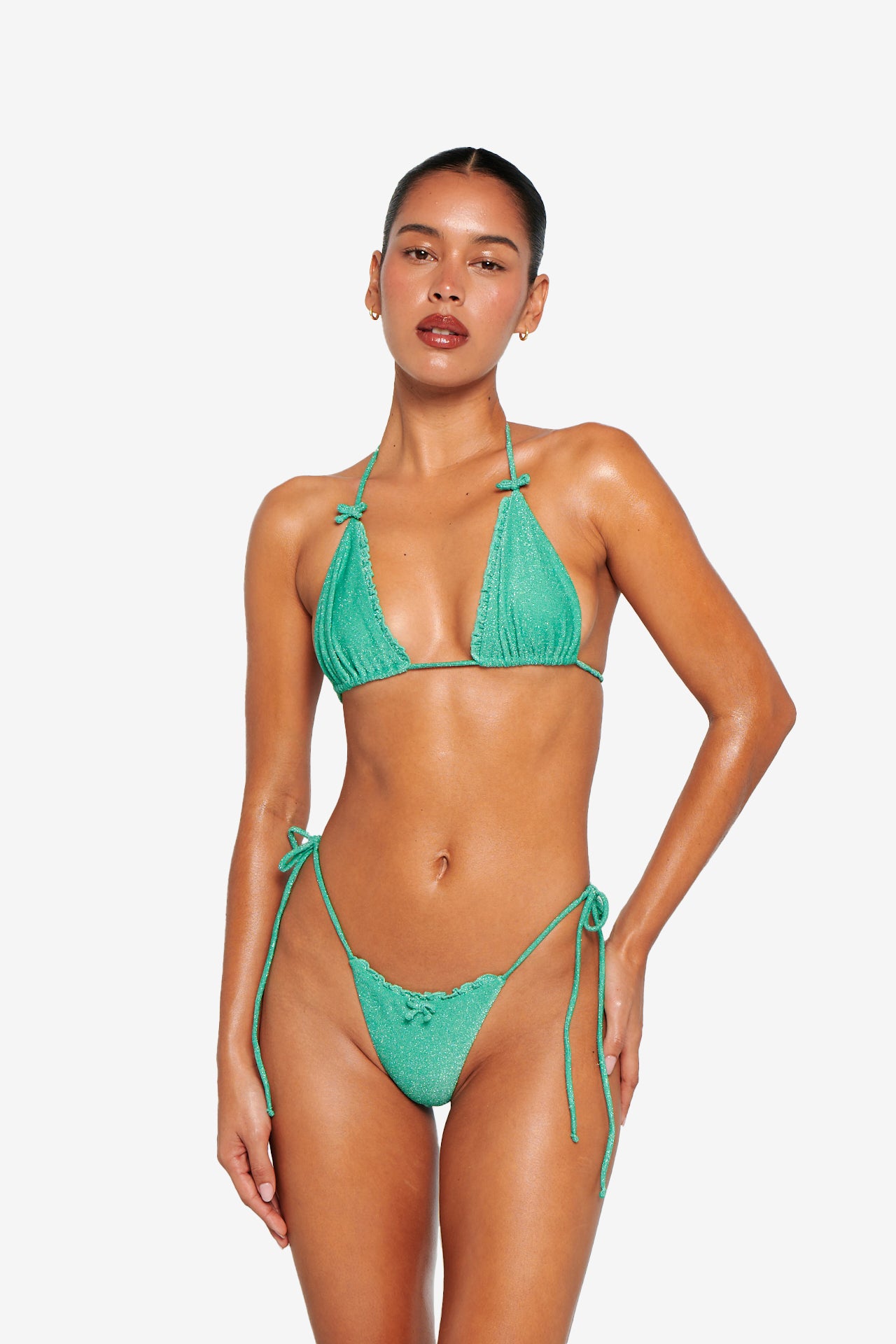 Noor Bottoms - Mint Glitter