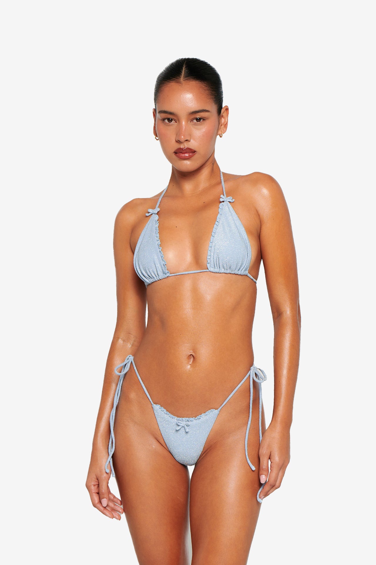 Noor Bottoms - Baby blue Glitter
