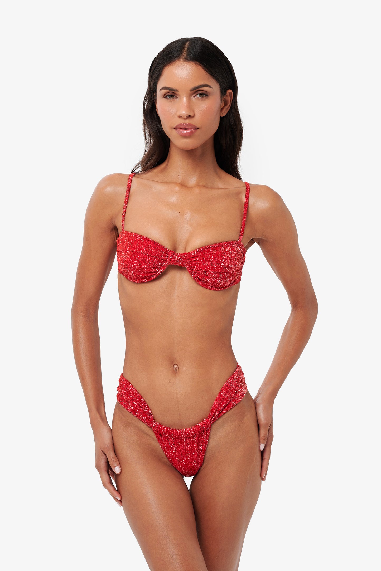 Azra Top - Blush Glitter