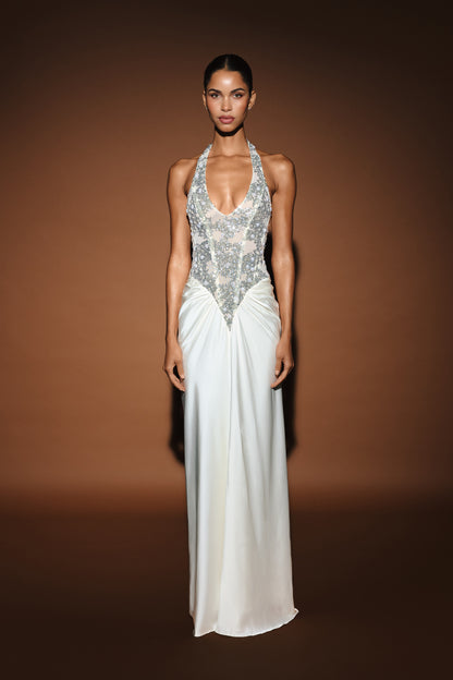 Ophelia Dress - Pearl