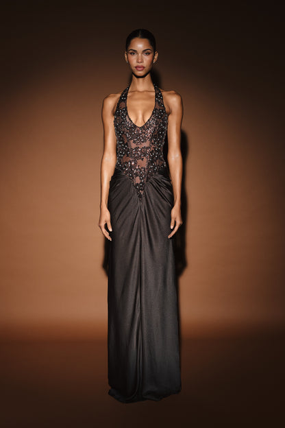 Ophelia Dress - Espresso