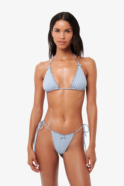 Dune Top - Baby blue Glitter