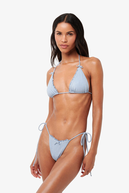 Dune Top - Baby blue Glitter