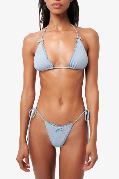 Dune Top - Baby blue Glitter