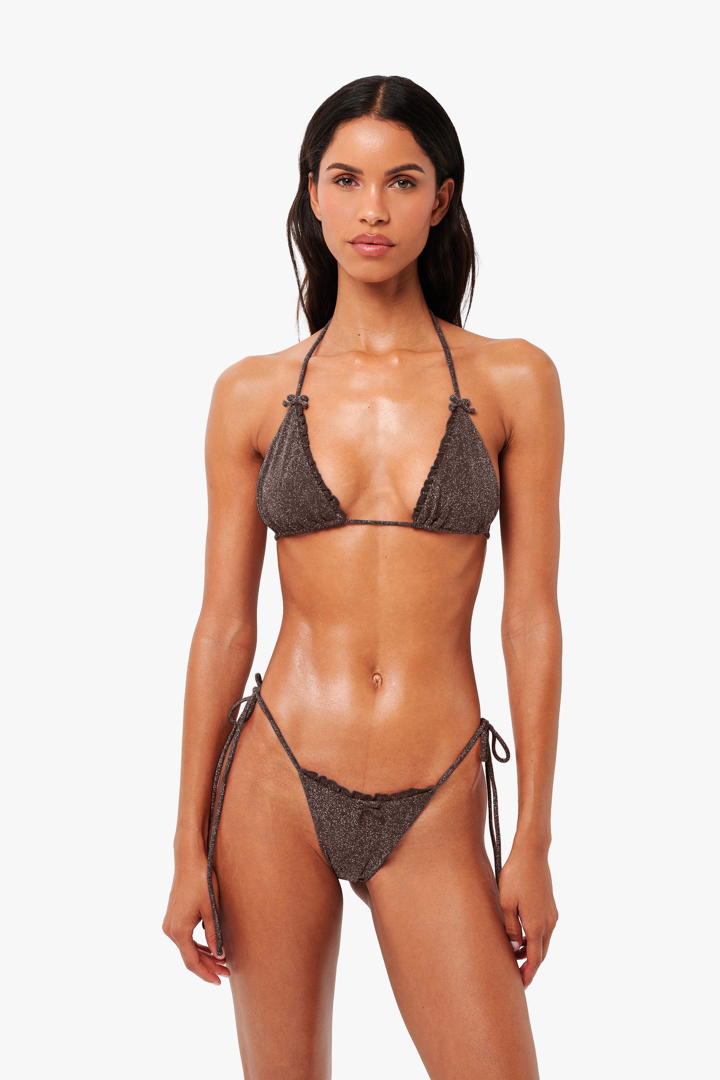 Dune Top - Brown Glitter