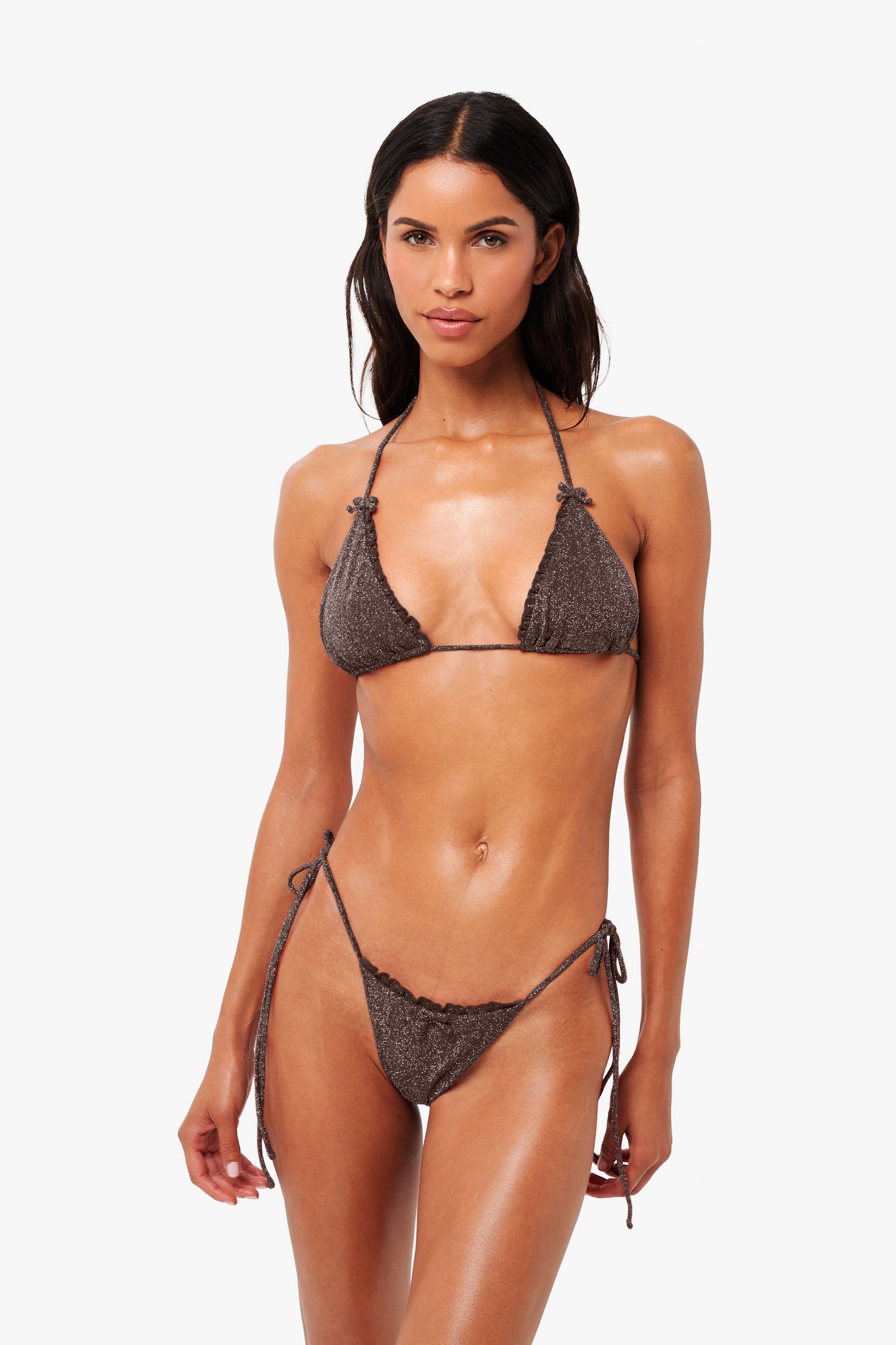 Dune Top - Brown Glitter