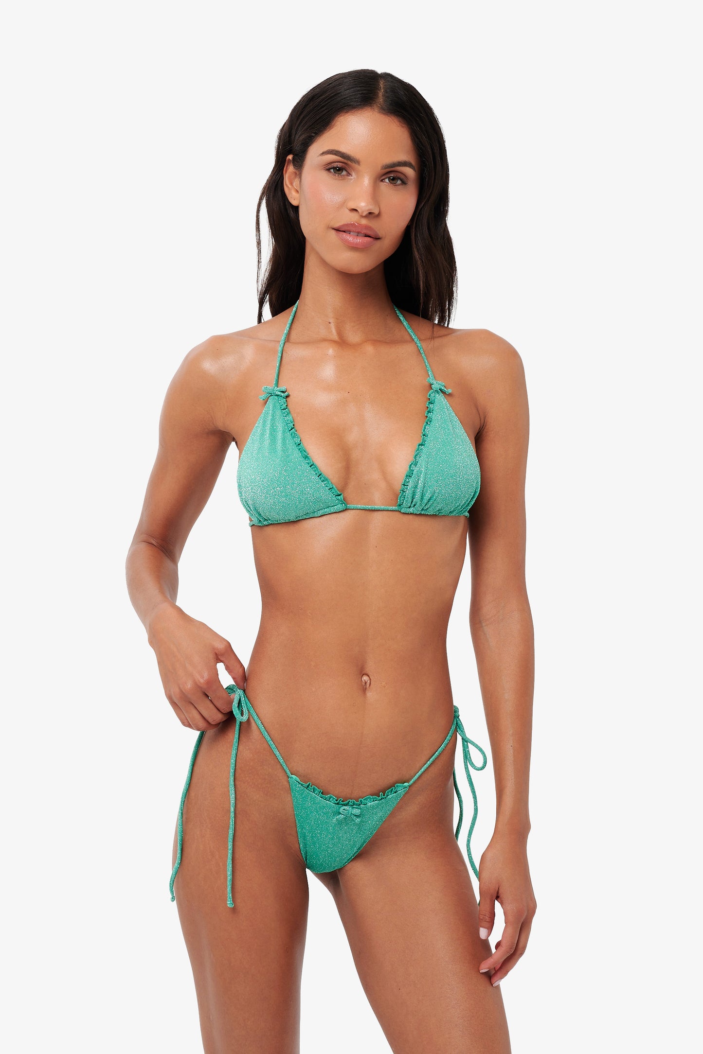 Noor Bottoms - Mint Glitter