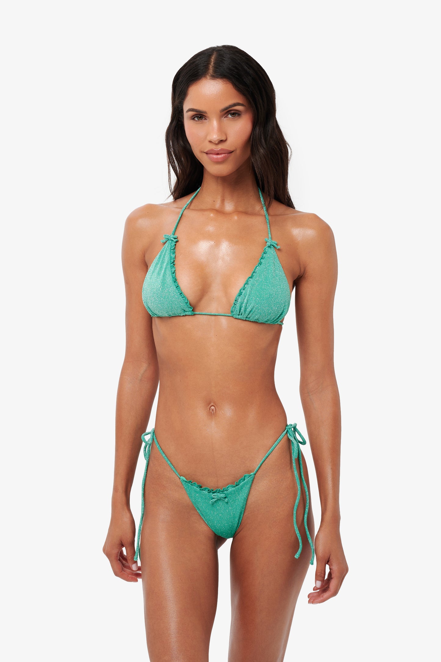 Dune Top - Mint Glitter