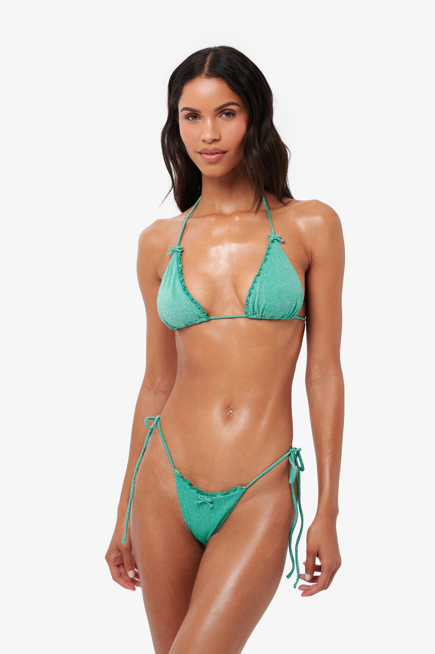 Dune Top - Mint Glitter