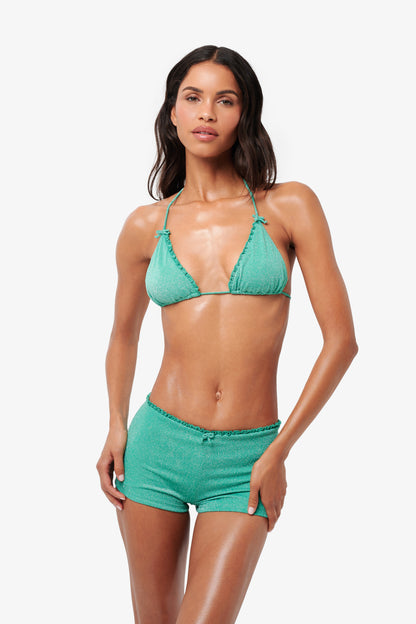 Marina Shorts - Mint Glitter