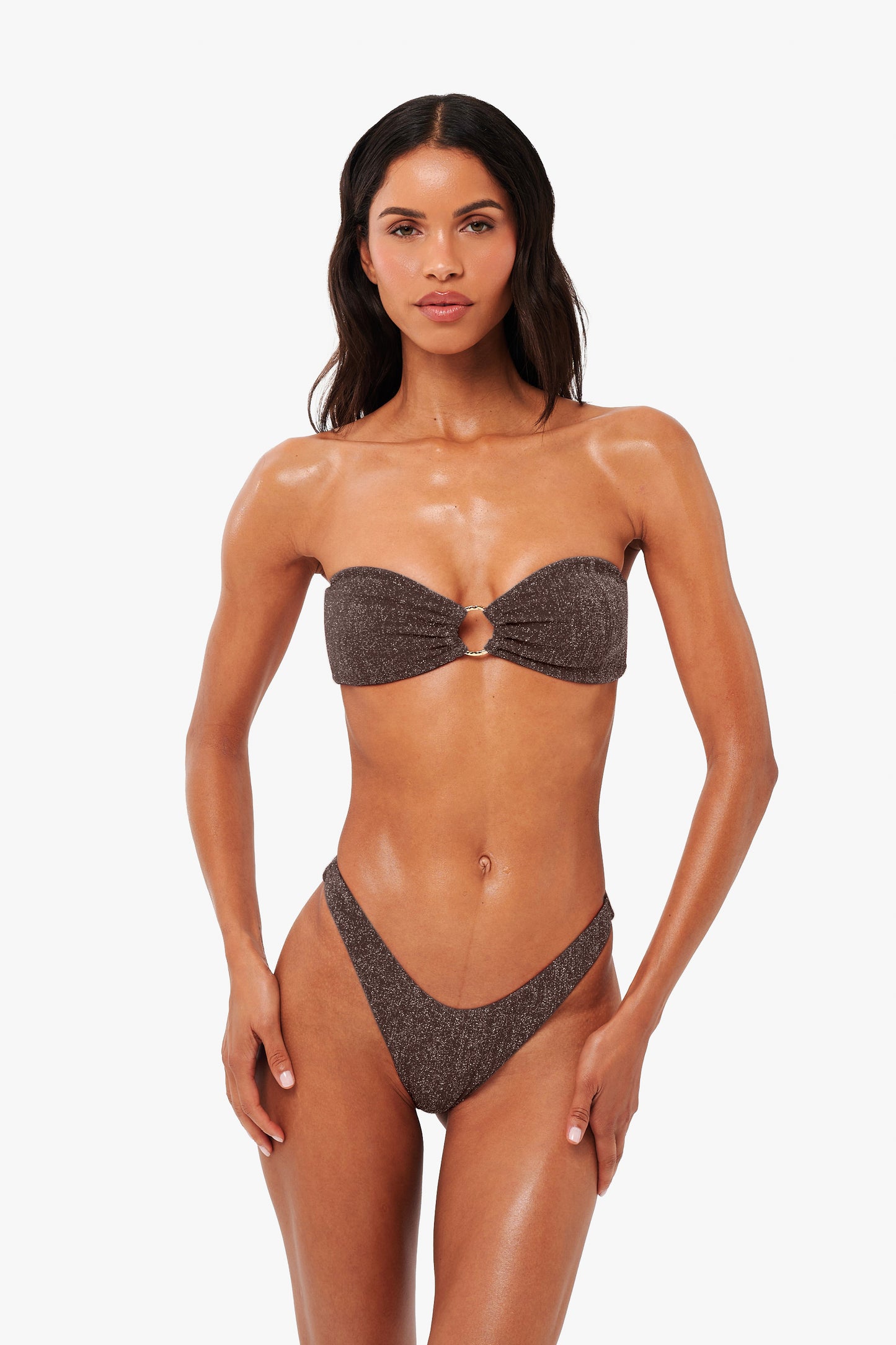 Tula Bottoms - Brown Glitter