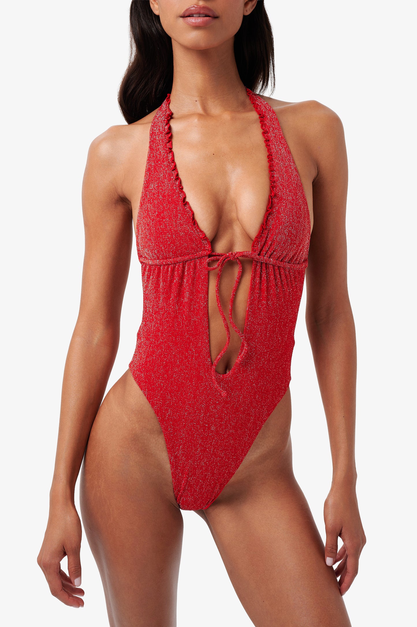 Solara Swimsuit - Blush Glitter