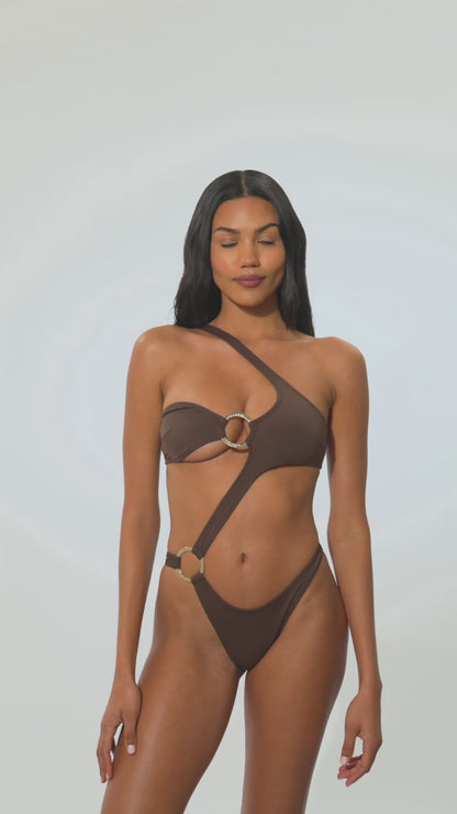 Capri Swimsuit - Brown