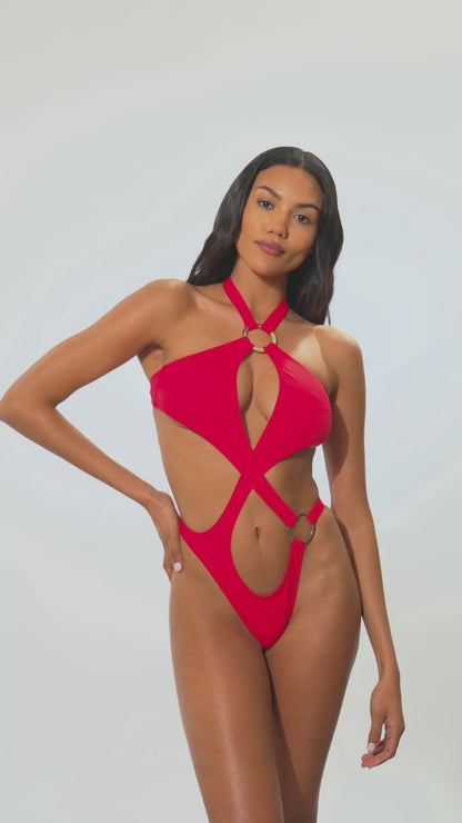 Amalfi Swimsuit - Red