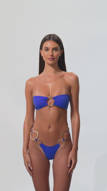 Portofino Top - Ocean Blue