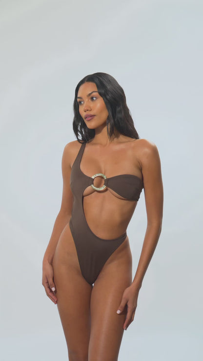 Adora Swimsuit - Brown