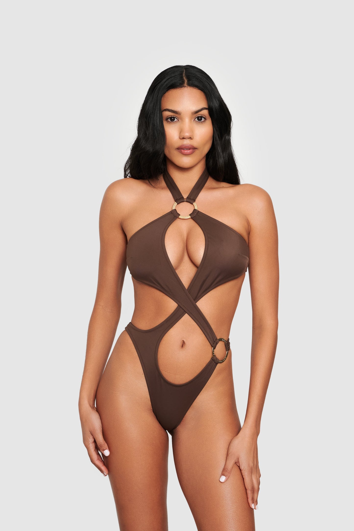 Amalfi Swimsuit - Brown