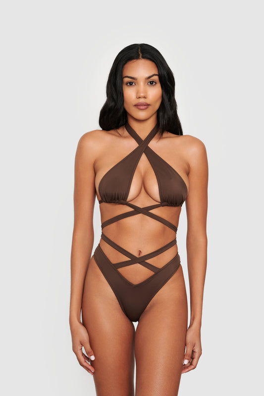 Siena Swimsuit - Brown