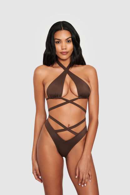 Siena Swimsuit - Brown